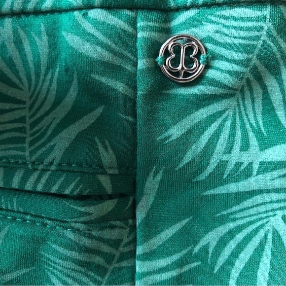 Betabrand Cabana Leaf Print Yoga Dress Pant Crops XSP - Picture 12 of 15